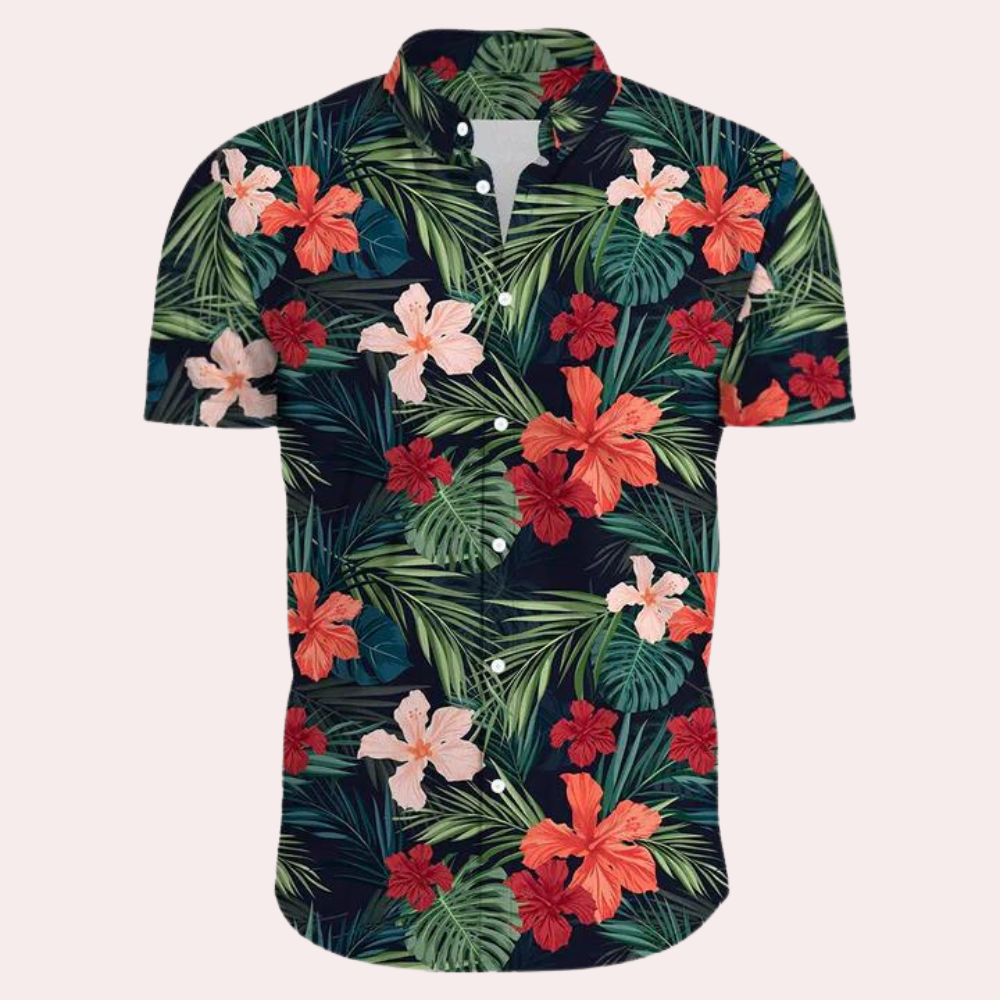 Andre - Buntes und trendiges Hawaii-Hemd für Herren