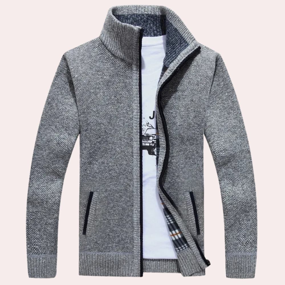 Lässige Strickjacke für Herren