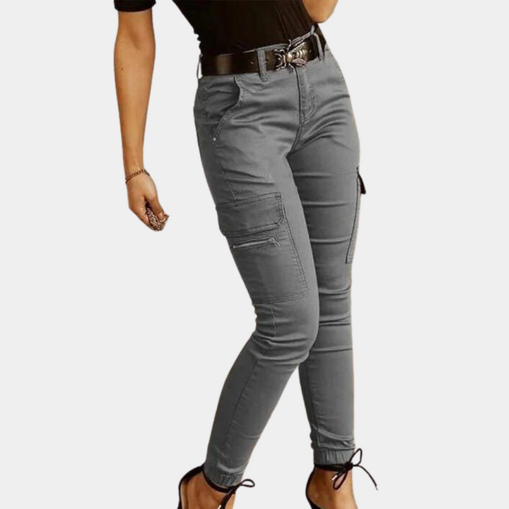 Lässige Damen-Cargo-Jeans