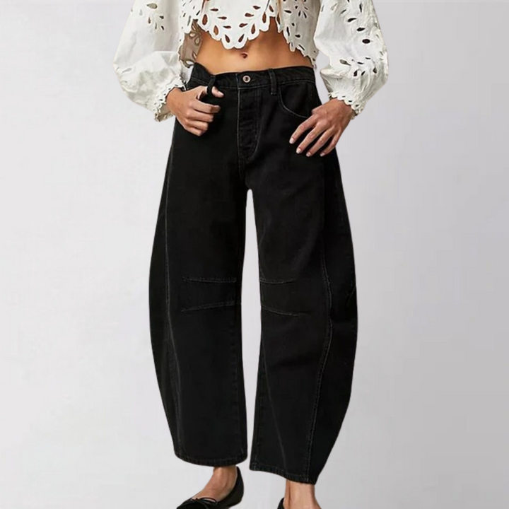 Mireia - Moderne Weitbein-Jeans für Damen