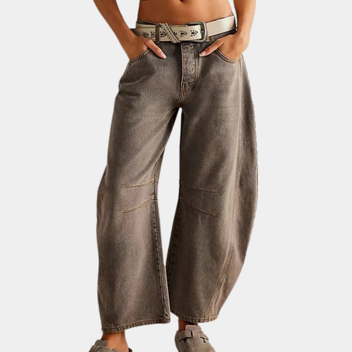 Mireia - Moderne Weitbein-Jeans für Damen