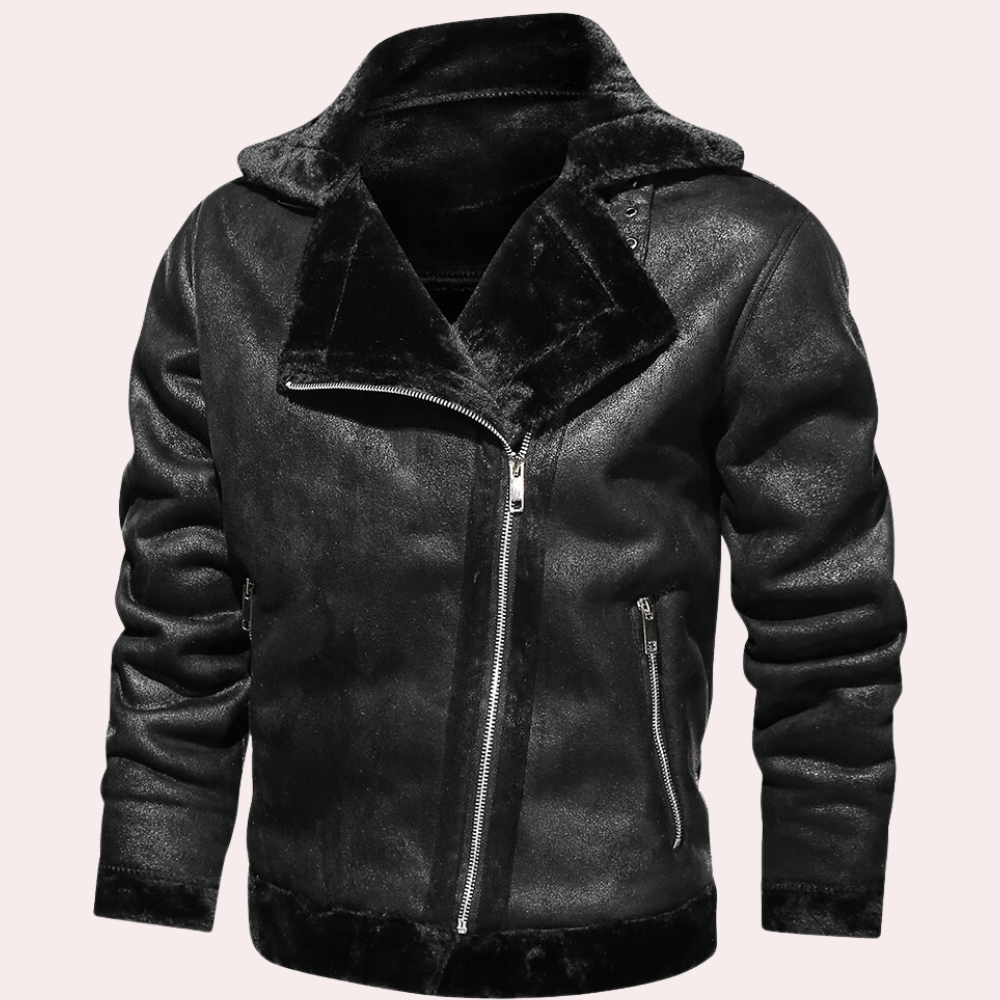 Drugi - Kuschelig gefütterte Herren-Winterjacke