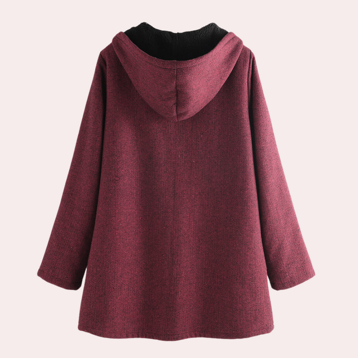 Ajla - Lässige warme Damen-Kapuzenjacke