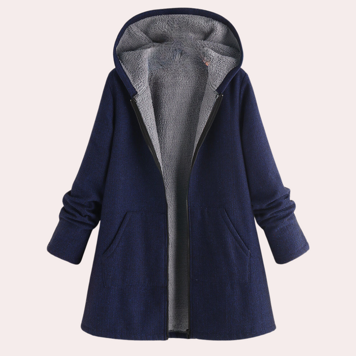 Ajla - Lässige warme Damen-Kapuzenjacke