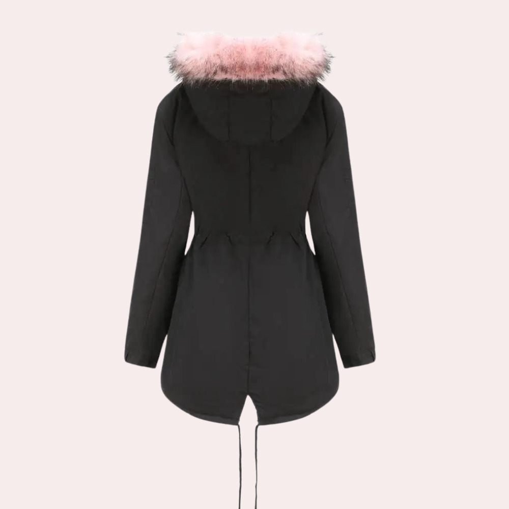 Felicitas - Modische und flauschige Kapuzenjacke für Damen