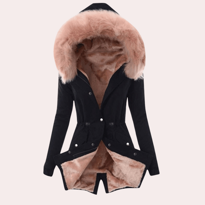 Felicitas - Modische und flauschige Kapuzenjacke für Damen