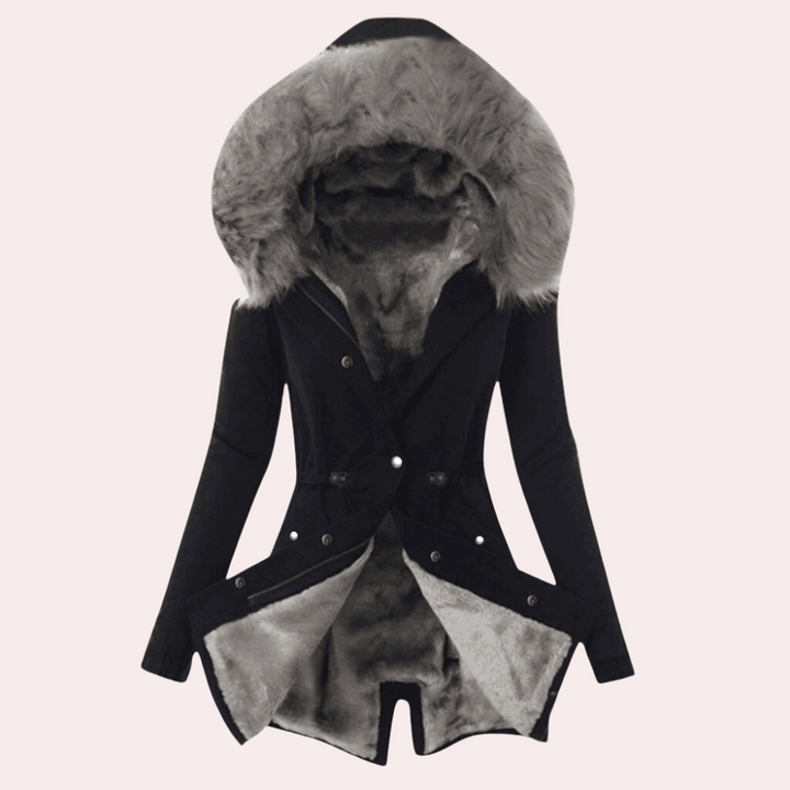 Felicitas - Modische und flauschige Kapuzenjacke für Damen
