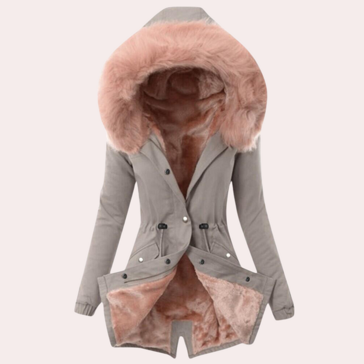 Felicitas - Modische und flauschige Kapuzenjacke für Damen