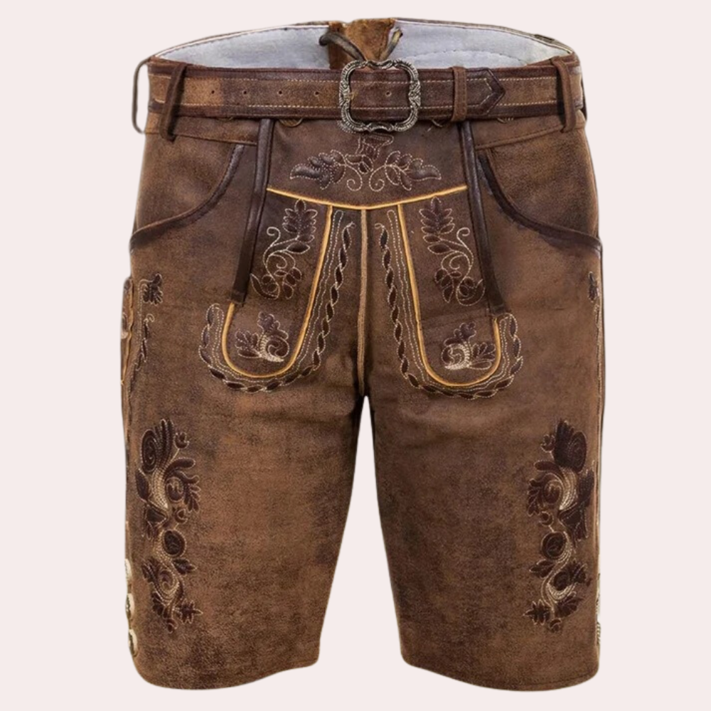 Braun traditionellen Oktoberfest Shorts für Herren