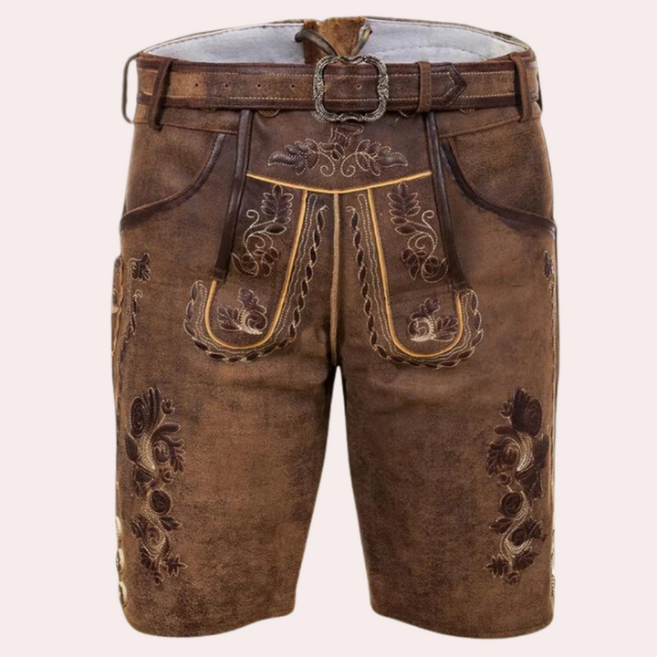 Braun traditionellen Oktoberfest Shorts für Herren