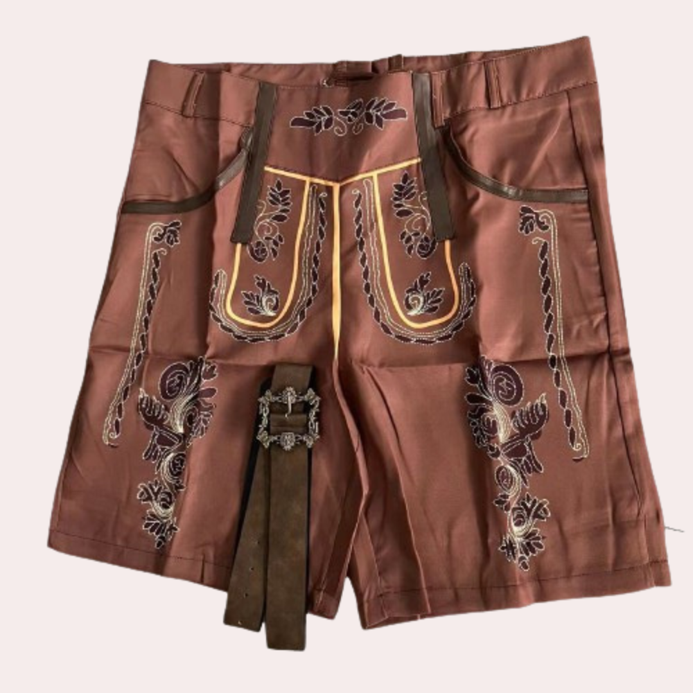 Braun traditionellen Oktoberfest Shorts für Herren