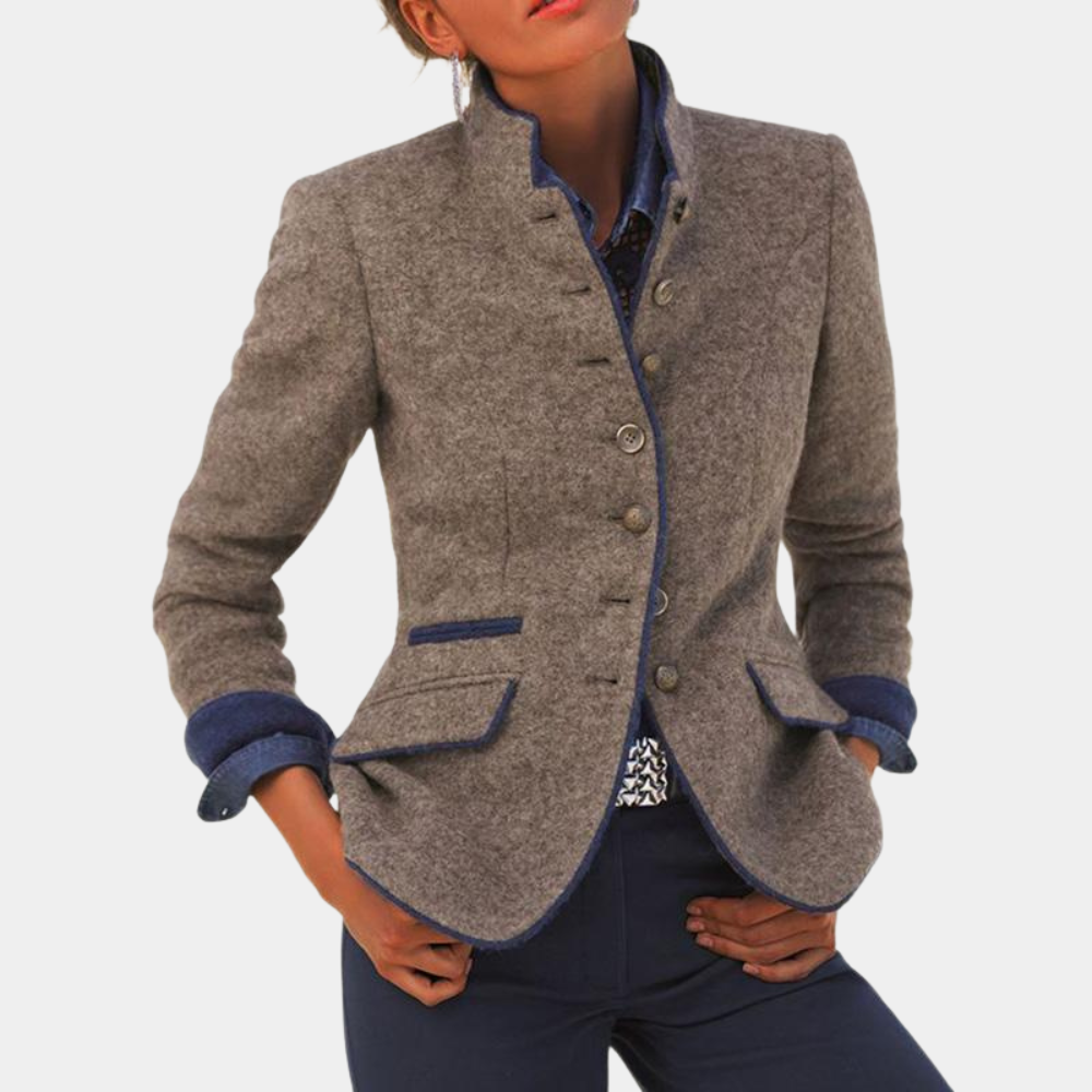 Braun Anzug Jacke für Damen