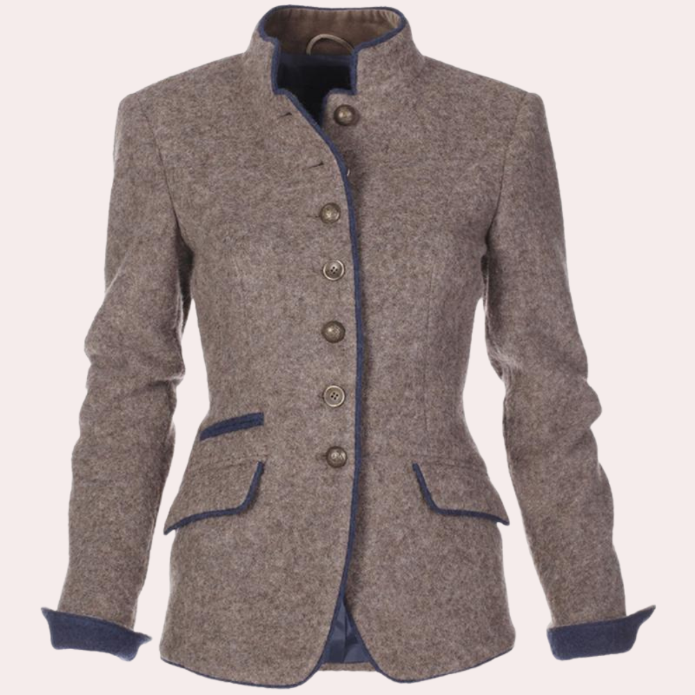 Braun Anzug Jacke für Damen