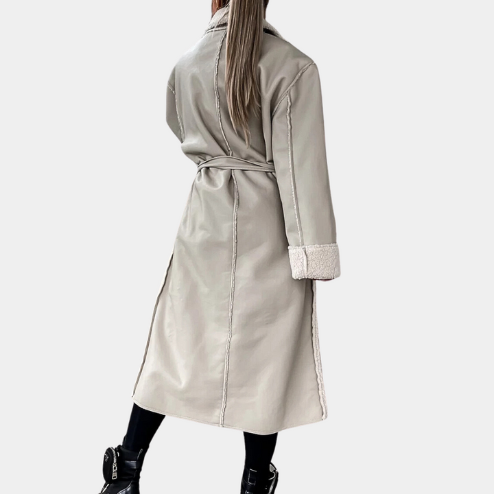 CARA - Stilvoller Warmer Wintermantel Für Damen